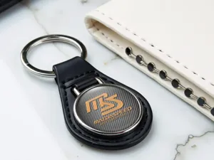 Mazda Speed Schlüsselanhänger Leder Stilvoll Modern Tuning Kraft